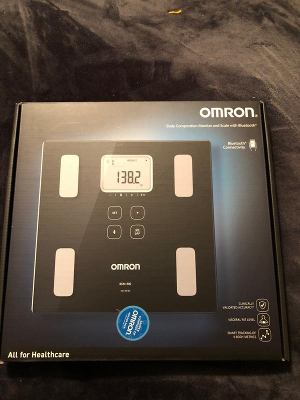 Omron HBF-516B Full-Body Sensor Body Composition Monitor and Scale 