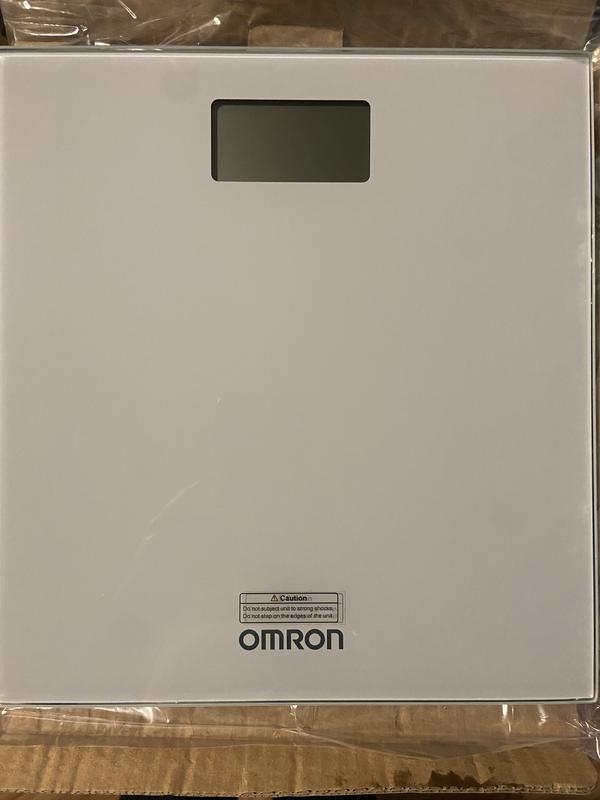Omron SC-150 Digital Scale with Bluetooth Connectivity - 330-lb Weight  Capacity - Light Grey 