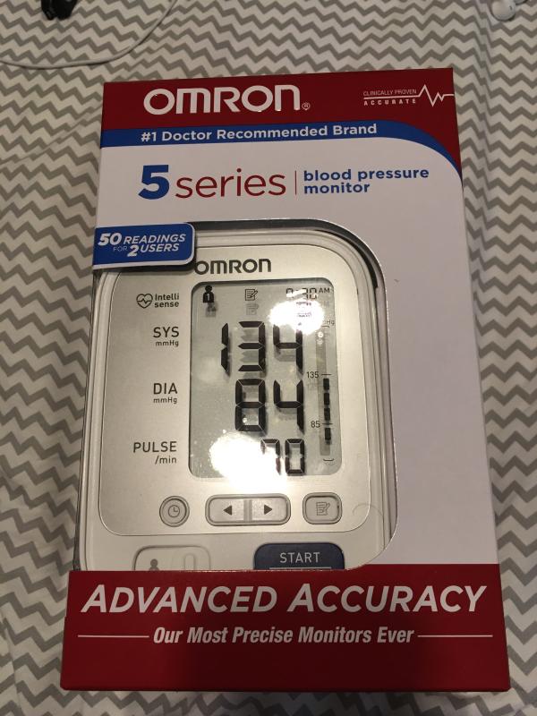 Omron 5 Series Upper Arm Blood Pressure Monitor (Model BP7200