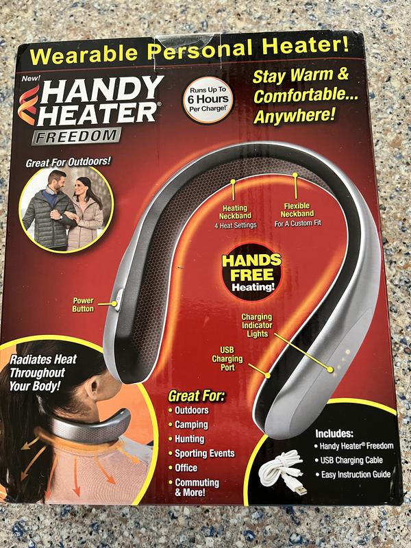 Handy Heater Freedom Wearable Personal Neck Heater for On-the-Go Heating  NEW!!!!