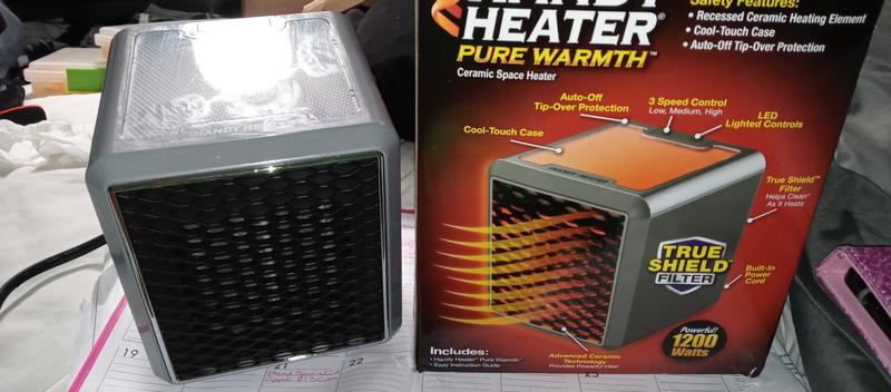 HANDY HEATER 800-BTU Fan Heater Electric Personal Space Heater Furnace with  UV Light HEATPW-PD24 - The Home Depot