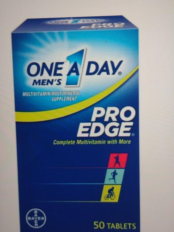 One A Day Men's Pro Edge Multivitamin/Multimineral Dietary Supplement Tablets - 50 count