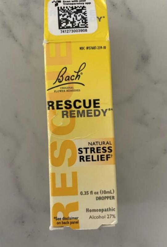 Bach Flower Remedies Rescue Remedy Natural Stress Relief for Pets