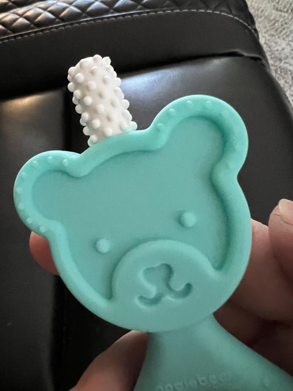 Oogiebear 360 Seafoam Teether - Safe Teething Toys for Babies 3 Months and Older, Green