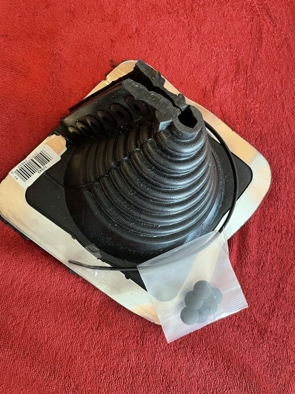 Retro Master Flash 8 in. x 8 in. Vent Pipe Roof Flashing with 9-1/4 in. - 16-1/4 in. Adjustable Diameter