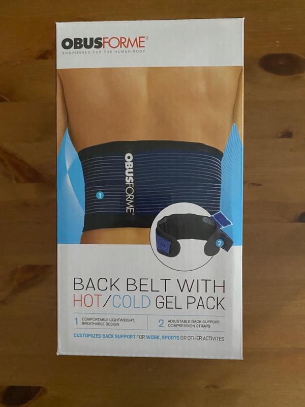 Back Support Brace with Cooling/Warming Pack