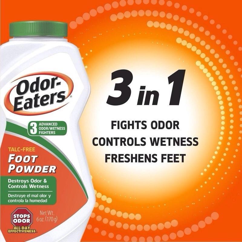 Arm & Hammer Foot Powder for Shoes & Feet, Talc-Free Odor