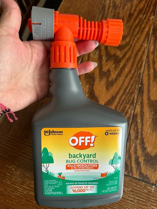Off! 32-oz Backyard Pretreat Mosquito Control Lawn Outdoor Bug Spray ...