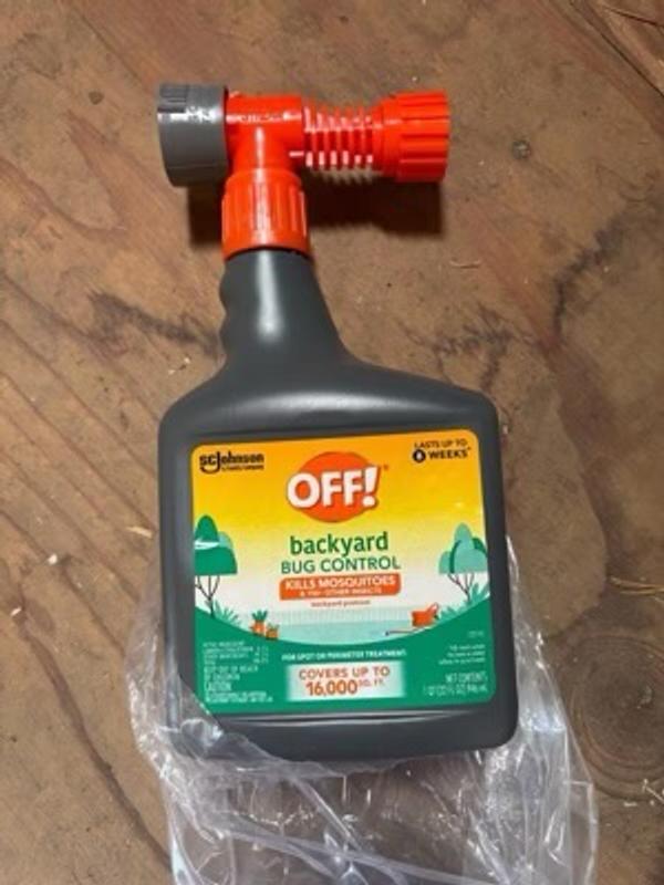 Off! 32-oz Backyard Pretreat Mosquito Control Lawn Outdoor Bug Spray ...