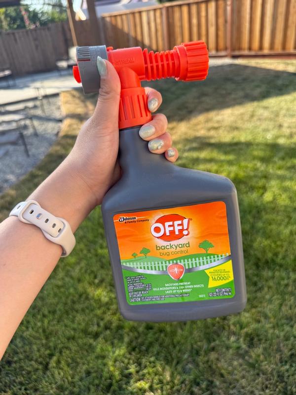 Off! 32 Ounce(s) Backyard Pretreat Mosquito Control Lawn Outdoor Bug ...