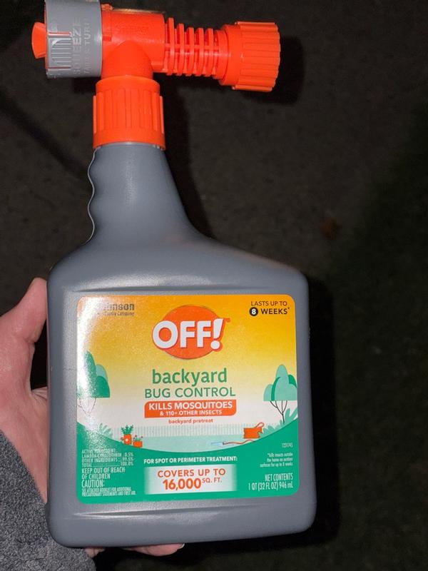 Off! 32 Ounce(s) Backyard Pretreat Mosquito Control Lawn Outdoor Bug ...