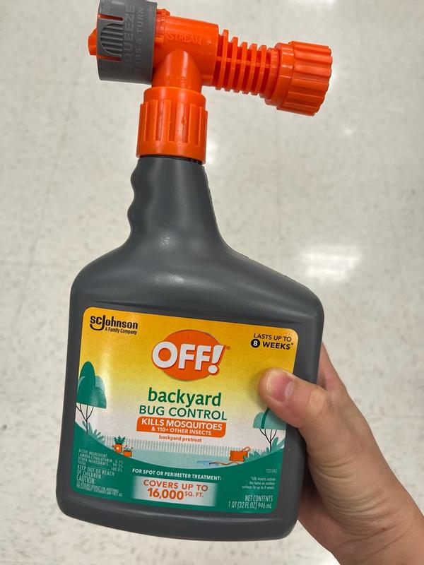 Off! Backyard Pretreat Mosquito Control 32-oz Lawn Outdoor Bug Spray at ...