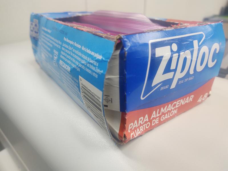 Ziploc Double Zipper Quart Storage Bags (665015CT)
