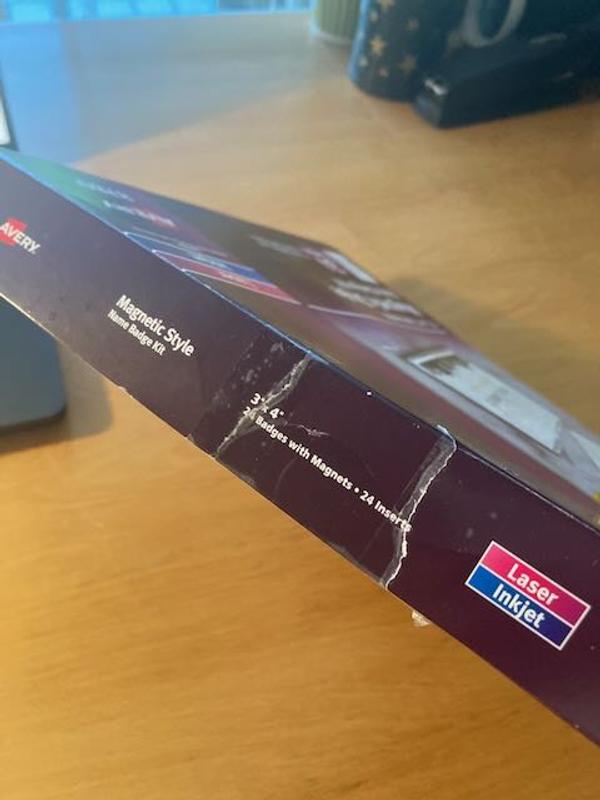 Akape- 45mmx13mm Name Badge Magnets, Magnetic Name Tag Holders With 3 Neodymium Magnets Name Plate Magnet Back For Office, Hotel, Trade Event, Uniform Jackets, Black | PH