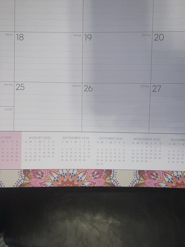 Blue Sky Monthly Academic Desk Pad Calendar 22 x 17 Clarabelle July 2022 to June 2023 136534