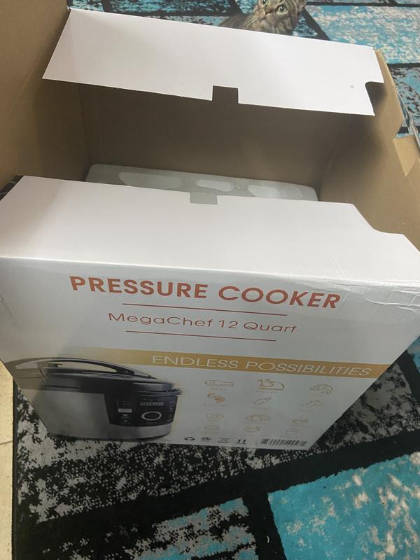 Megachef 12 Quart Digital Pressure Cooker 17 x 15 - Office Depot