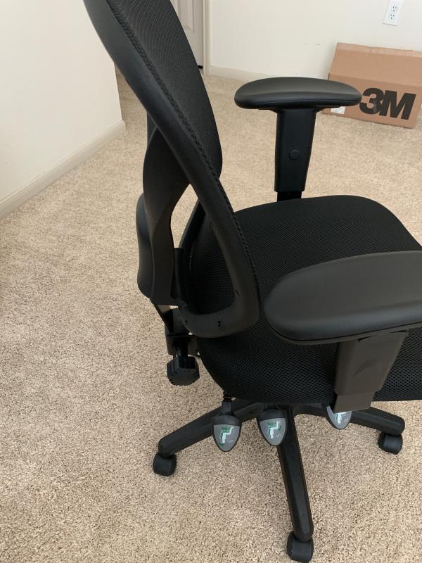 Realspace MFTC 200 Ergonomic Mesh Mid Back Task Chair Black BIFMA