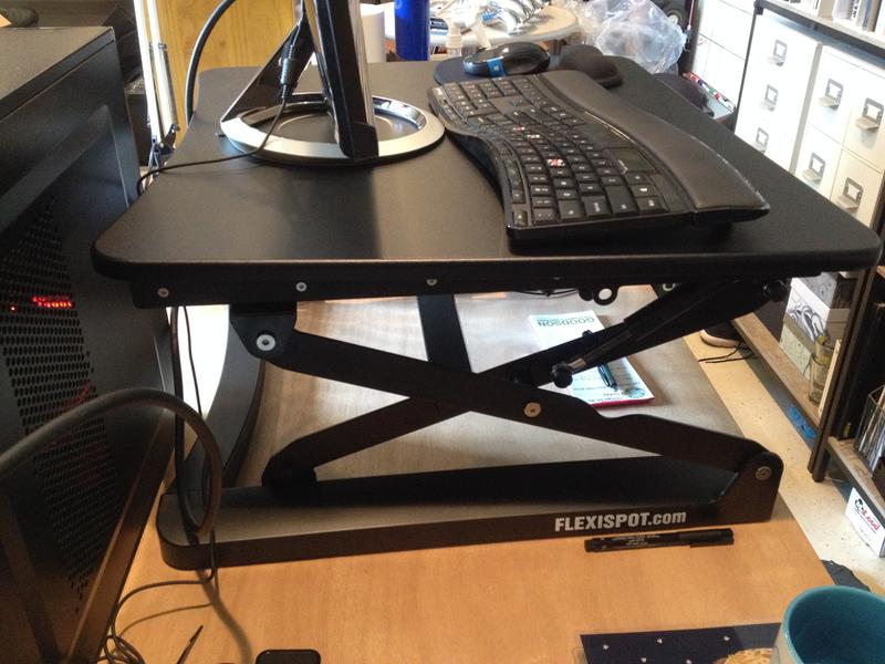 FlexiSpot Height Adjustable Standing Desk Riser With Removable
