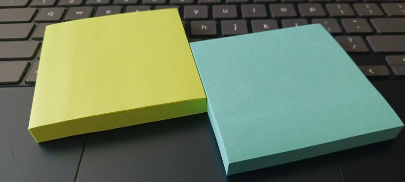 Post-it Super Sticky Notes, 1 7/8 in x 1 7/8 in, 8 Pads, 90 Sheets/Pad, 2x  the Sticking Power, Supernova Neons Collection