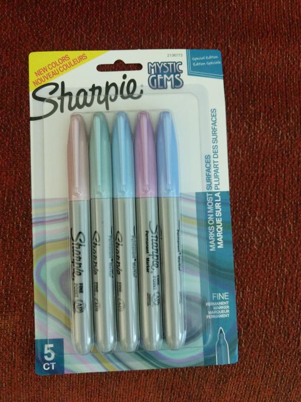 Sharpie® Cosmic Color Permanent Markers, Ultra Fine Point, Gray Barrels,  Assorted Ink Colors, Pack Of 5 Markers