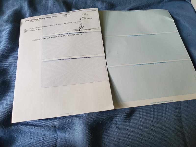 Office Equipment & Supplies 138 SHEETS for 12.50 Office Depot Brand Business Check & Voucher