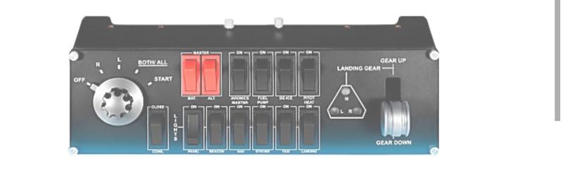 Logitech G Flight Switch Panel Professional Simulation Switch