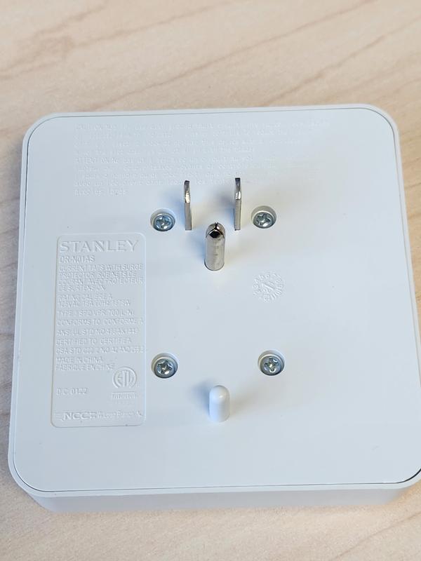 Uninex 6-Outlet Swivel Surge Protector - Wall Tap With 300 Joules Protection, ETL Listed - View #8