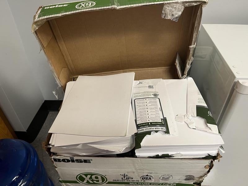Boise X-9 Multi-Use Printer & Copier Paper, Letter Size (8 1/2 x 11),  5000 Total Sheets, 92 (U.S.) Brightness, 20 Lb, White, 500 Sheets Per Ream,  Case Of 10 Reams