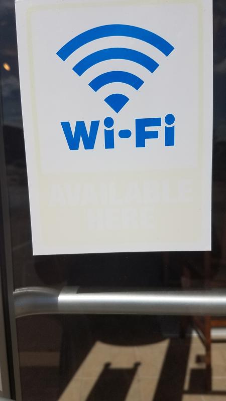 Cosco Sign Vinyl Decals Wi Fi Available Here 5 14 x 6 14 - Office Depot