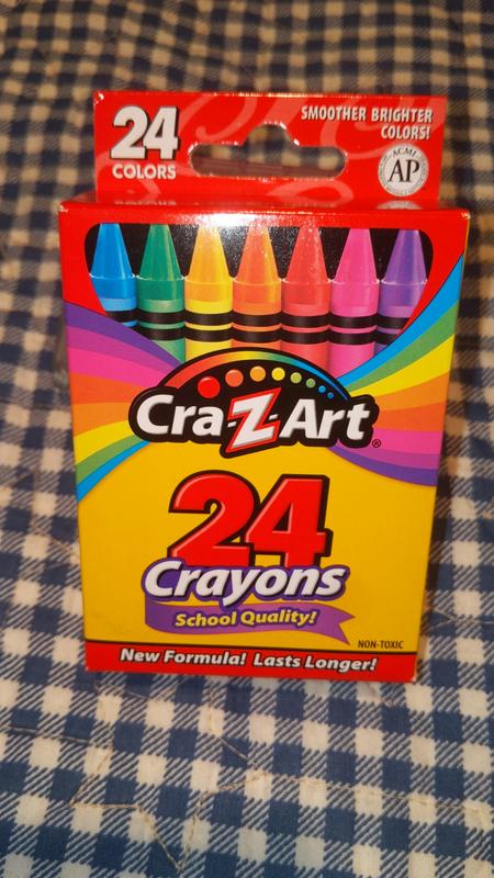 Cra Z Art Jumbo Washable Crayons Assorted Colors Pack Of 16 Crayons -  Office Depot