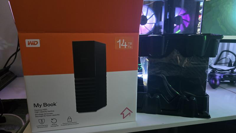 Western Digital My Book Desktop HDD 14TB Black - Office Depot