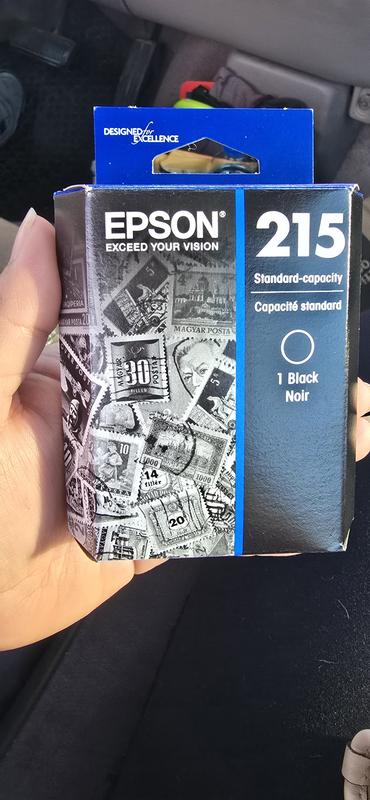 Epson 215 Black Ink Cartridge T215120 S - Office Depot
