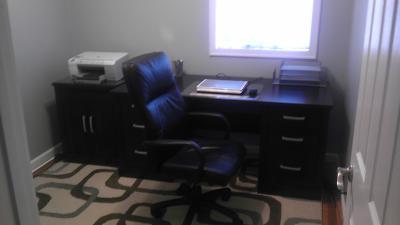 Sauder Office Port Desk Dark Alder Office Depot