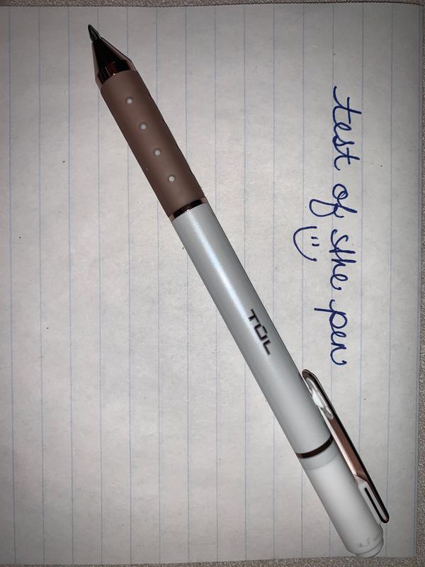 TUL GL Series Retractable Gel Pens Medium Point 0.7 mm Silver