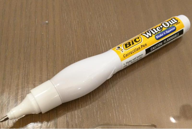 BIC Wite-Out Shake 'N Squeeze Correction Pen, 8 ml, White