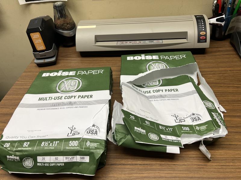 Boise X-9 Multi-Use Printer & Copier Paper, Legal Size (8 1/2 x 14), 5000  Total Sheets, 92 (U.S.) Brightness, 20 Lb, White, 500 Sheets Per Ream, Case  Of 10 Reams