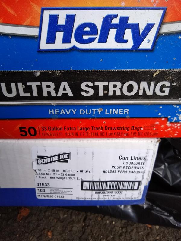 Genuine Joe Heavy-Duty Trash Can Liners