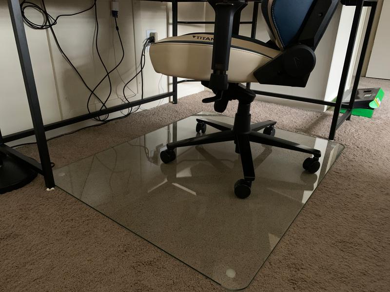 Lorell Tempered Glass Chair Mat 44 X 50 Clear informacionpublica.svet