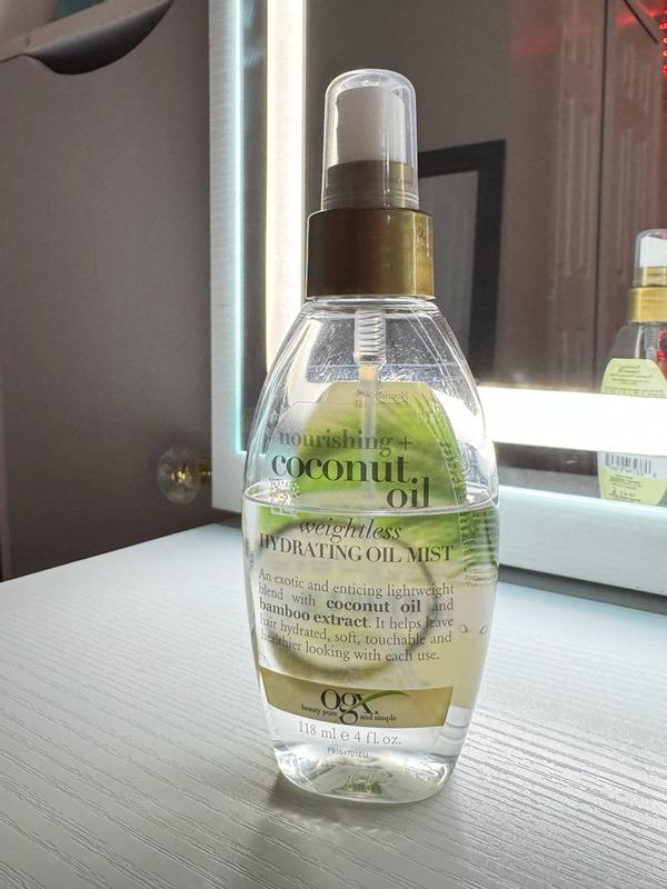 Coconut Oil Weightless Hair Oil Mist Leave-in Treatment | OGX®