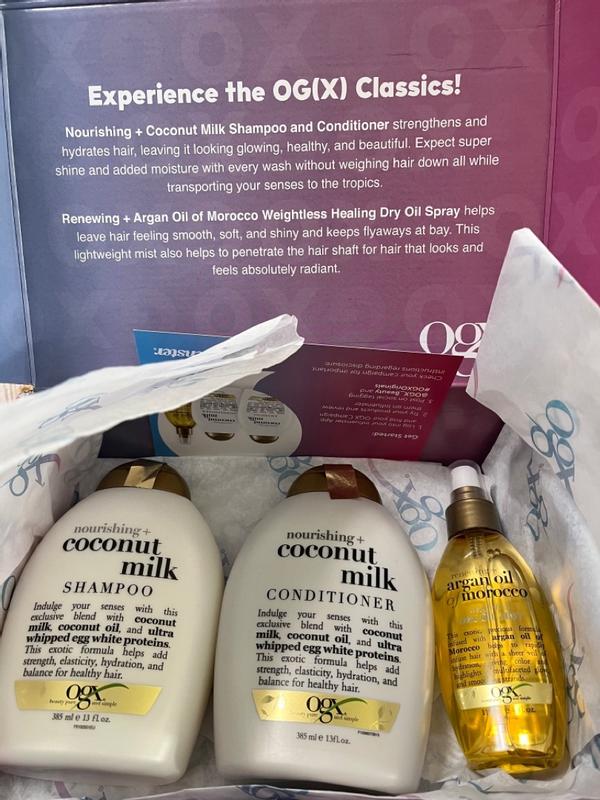 OGX Nourishing Coconut Milk Shampoo - Coconut Milk Repairing Shampoo