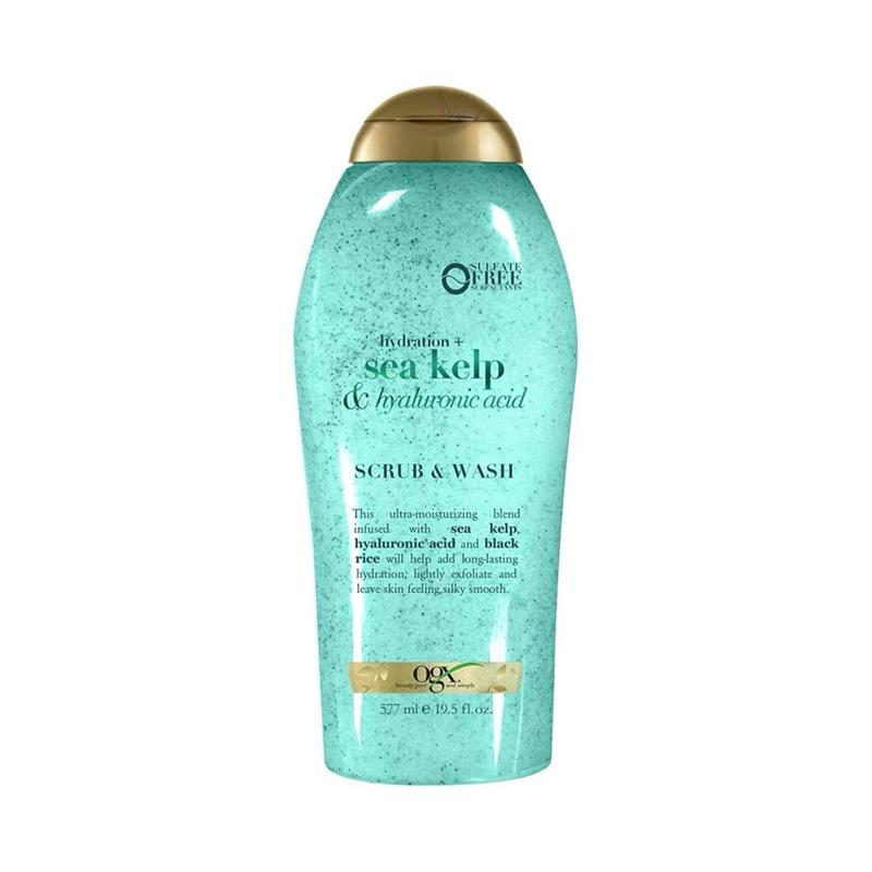 Sea Kelp Hyaluronic Acid Body Scrub Wash OGX Beauty