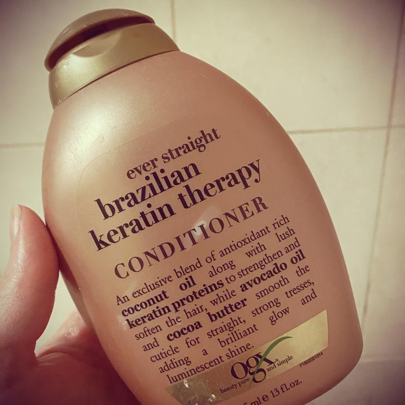 OGX Ever Straight Brazilian Keratin Therapy Conditioner with Coconut Oil 13 oz Meijer