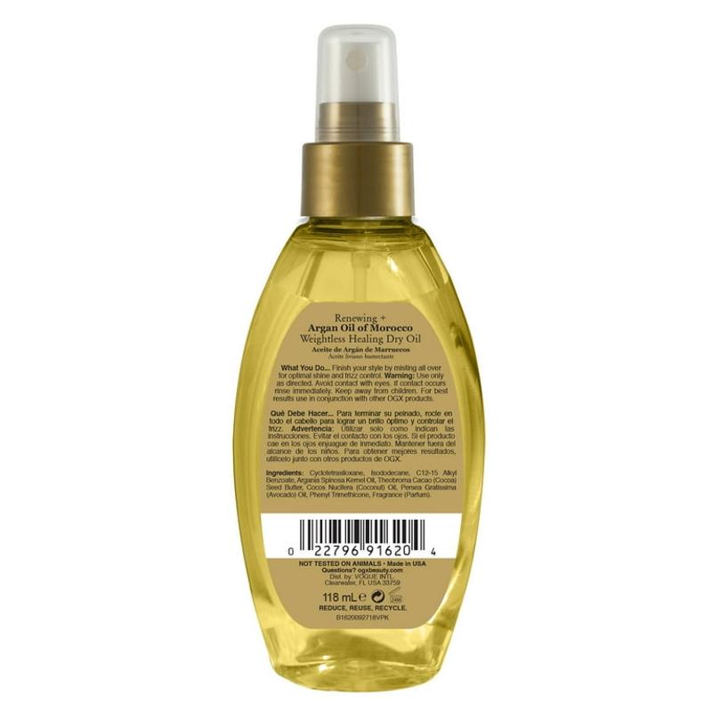 Argan Oil of Morocco Weightless Healing Dry Oil | OGX® Beauty Argan Oil of Morocco Weightless Healing Dry Oil | OGX® Beauty