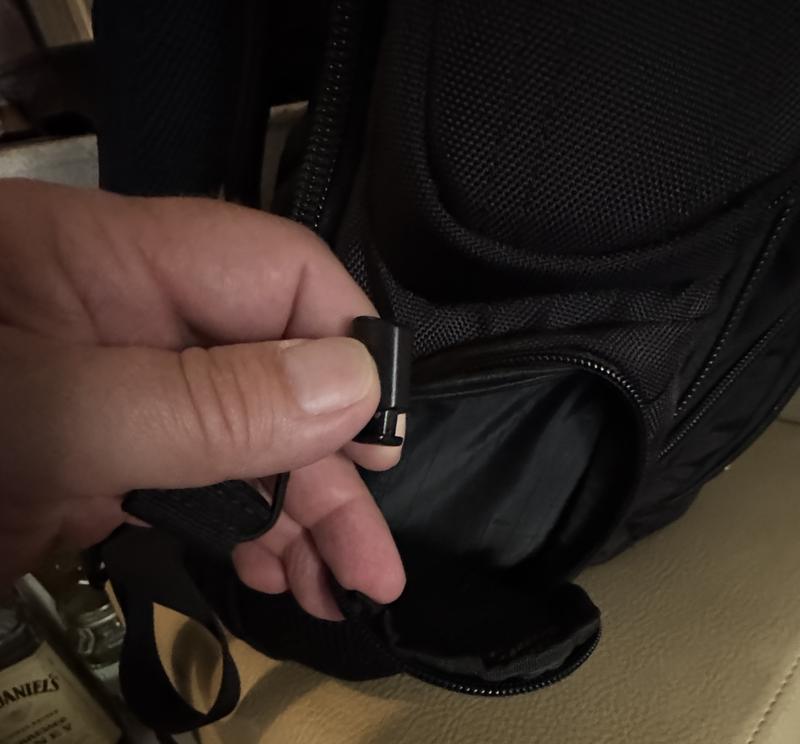 Pack and water bottle pocket