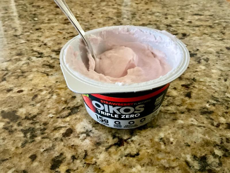 Buy Oikos Triple Zero Strawberry 15g Protein, 0g Added Sugar