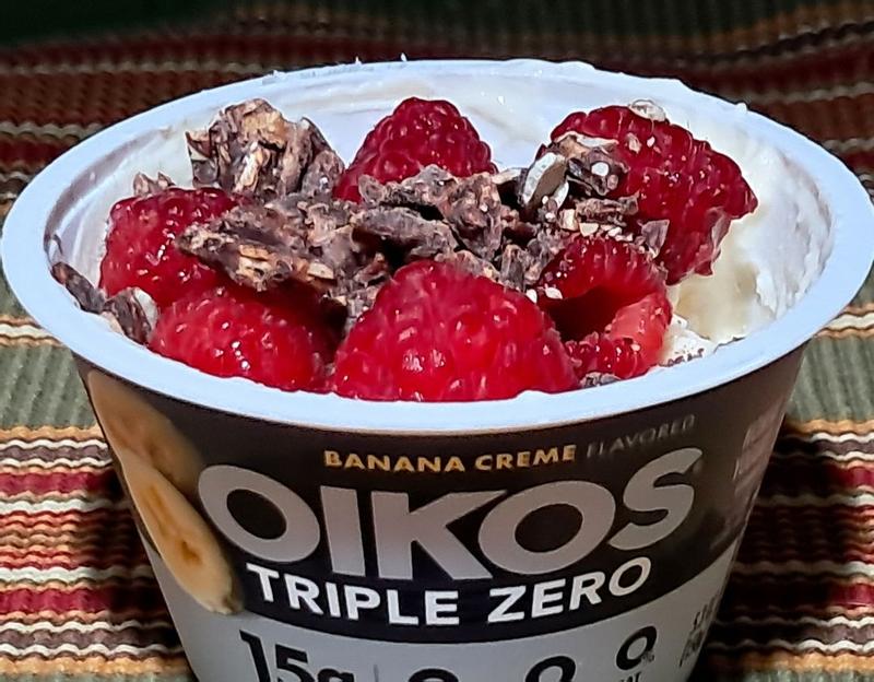Banana Cream Oikos Triple Zero High Protein Nonfat Greek Yogurt