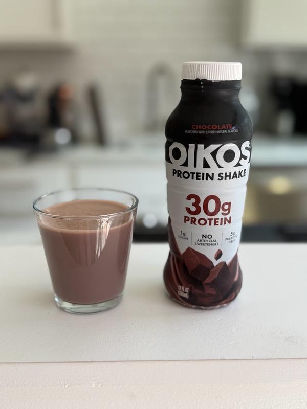 Oikos Protein Shake, Chocolate, 30g Protein, Shelf Stable, 12 Fl