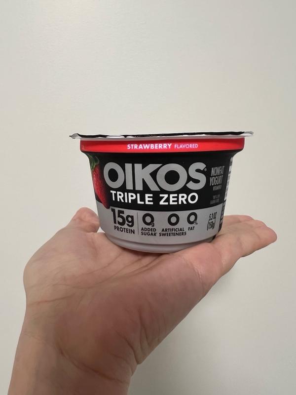 Oikos® Triple Zero Cherry Blended Greek Yogurt Cup, 5.3 oz - Pay Less Super  Markets
