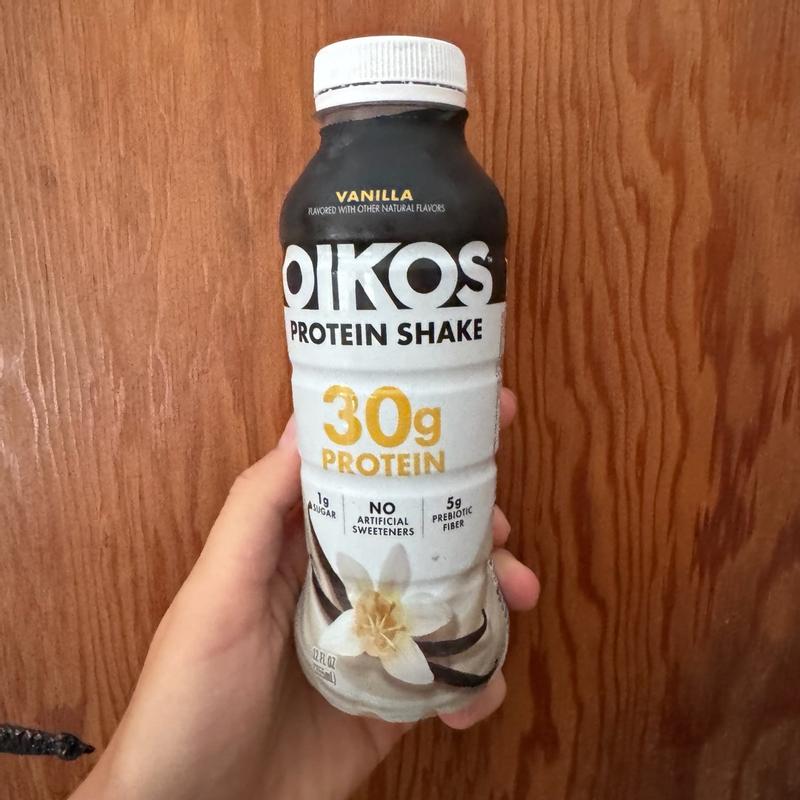 Oikos Protein Shake, Vanilla, 30g Protein, Shelf Stable, 12 Fl Oz