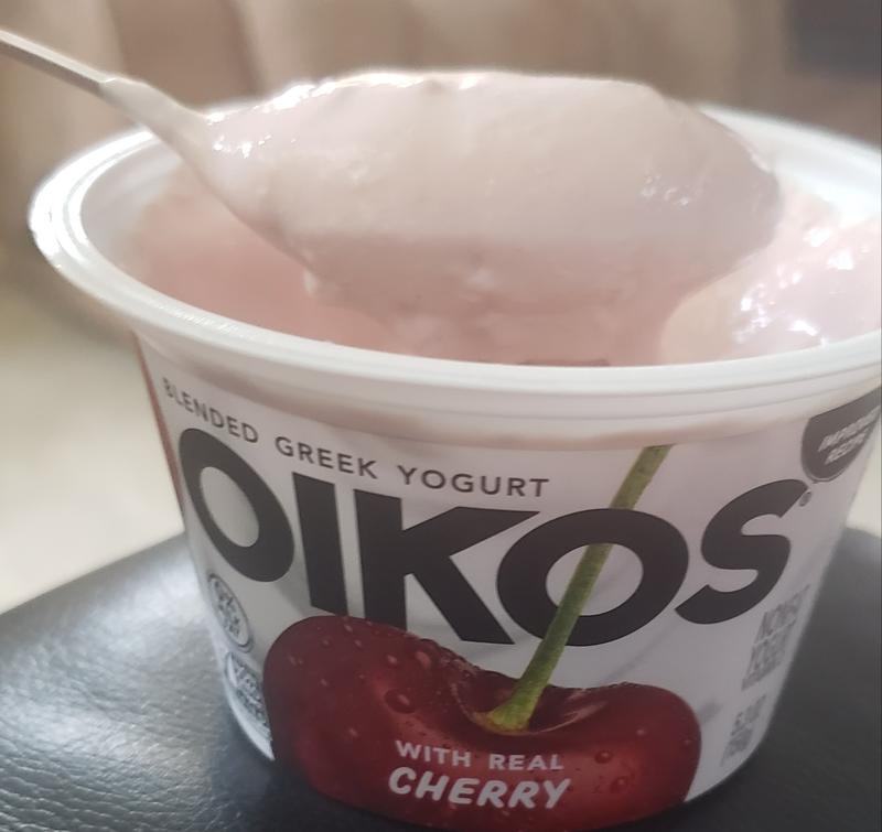 Dannon Oikos Triple Zero Cherry Greek Yogurt, 5.3 Oz.